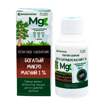 Удобрение Богатый 100мл. микро Mg (магний 1% + микроэл.) (30)