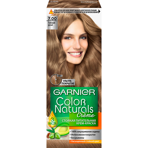 Краска д/волос Garnier Color Naturals 7.00 Глубокий русый