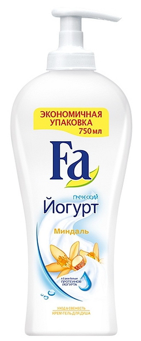 Гель для душа ФА 750мл. Йогурт Греческий Миндаль