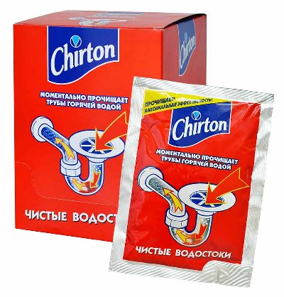 Ср-во Chirton 80г. Для прочистки труб горячей водой (48)