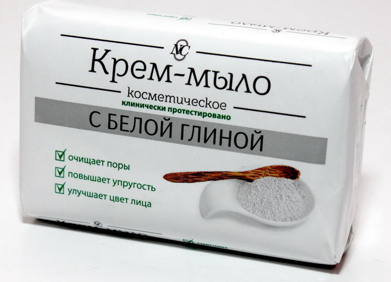 Мыло Невская косм. 90г. Косметическое с глиной (уп.6)