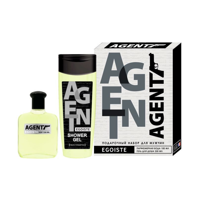 ПН/МУЖ. Agent Egoiste (гель для душа 250 мл + п/вода 100 мл)