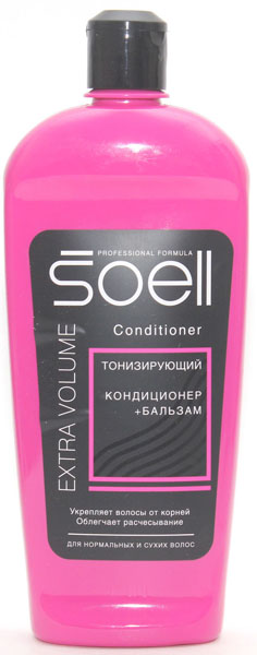 Шампунь Soell 500мл. Extra Volume Для тонких
