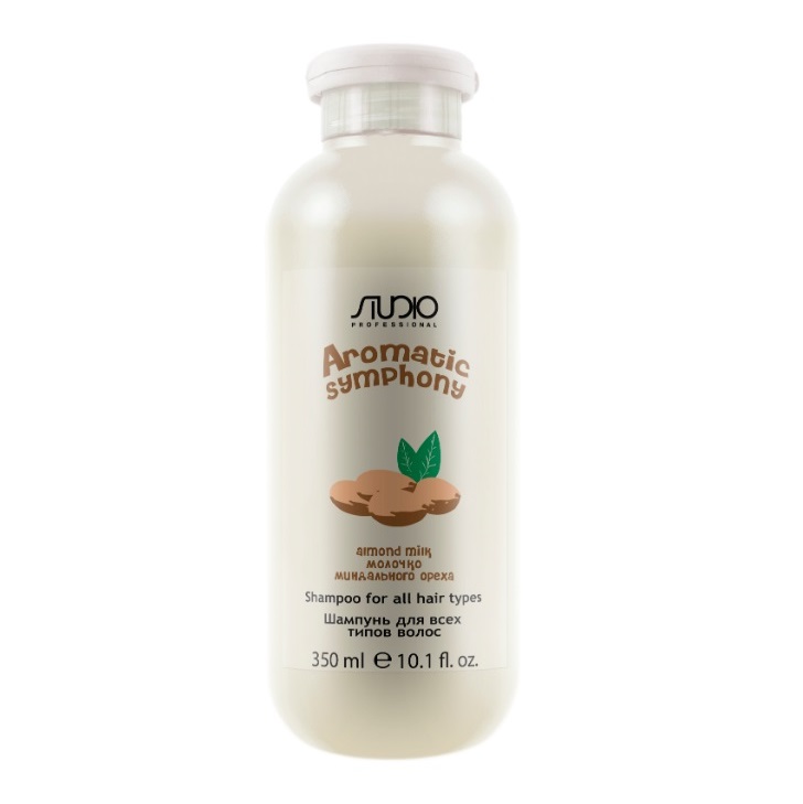 Шампунь KAPOUS 350мл. Молочко минд. ореха AROMATIC SYMP