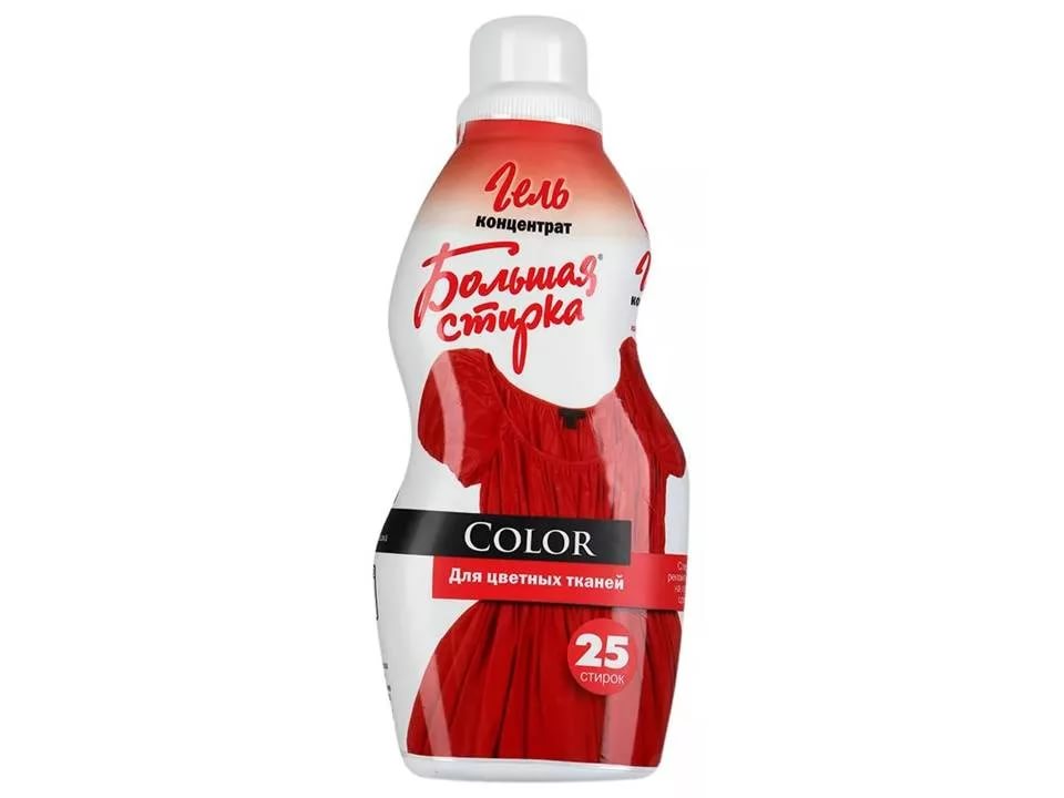 Стир.гель Большая стирка 1л. Color