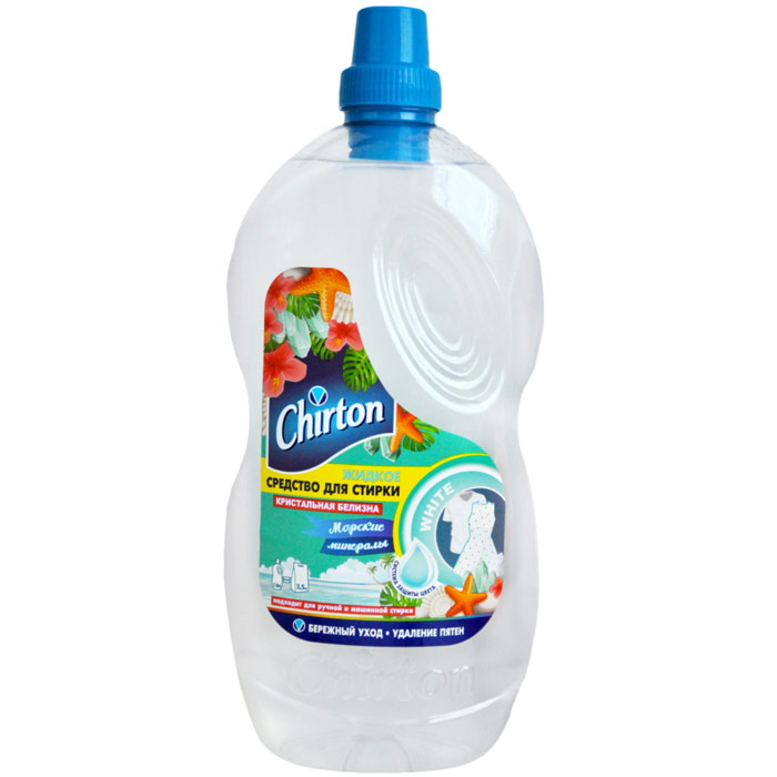Стир.жидкость Chirton 1.81л. Для белых тканей Морские минералы (6)