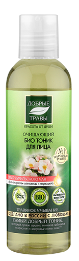 Тоник ДобрыеТравы 200мл. д/лица Травяное умывание очищающий
