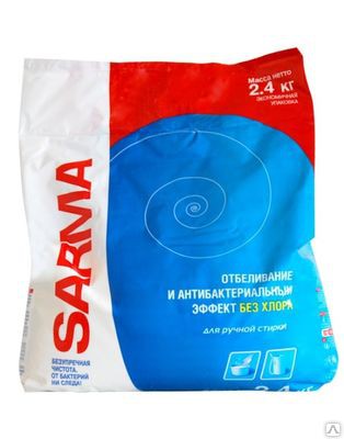 Стир.порошок Сарма ручн. 2,4кг.