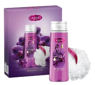 ПН/ЖЕН. CAMAY MAGIQUE (гель д/д 250мл.+мочалка)
