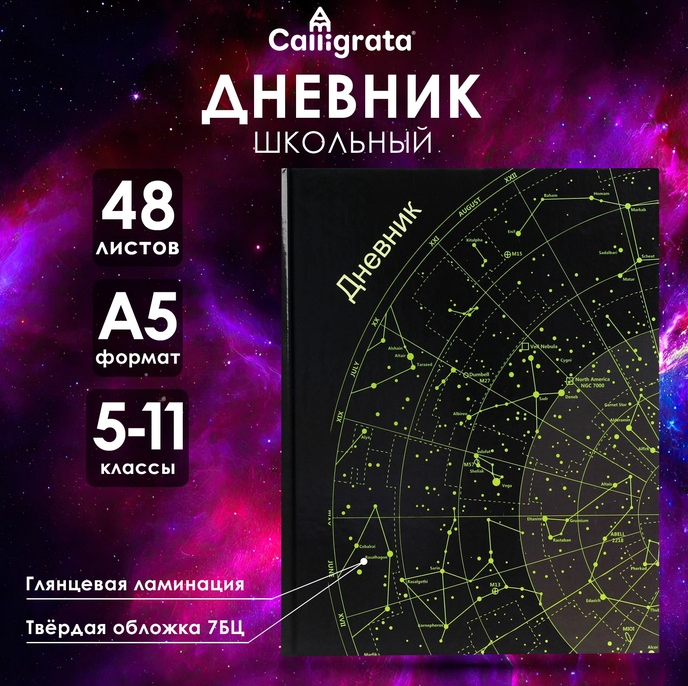 Дневник Calligarta для 5-11 кл. 48л. Космос (40)
