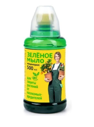 Инсектицид от почв.вред-ей Зеленое мыло 250мл. Ваше хозяйство (24)