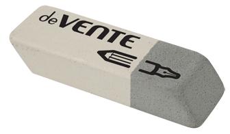 Ластик deVENTE 40x14x8 мм серо-белый (уп.80шт.)