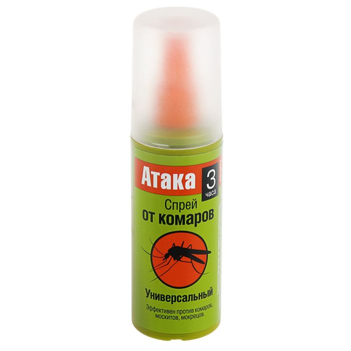 Спрей от комаров Атака 100мл.