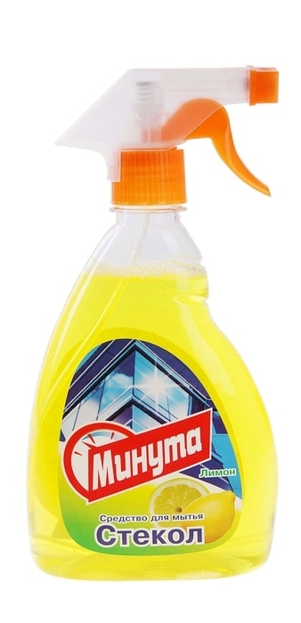 Ср-во МИНУТА 750мл. д/стекол Лимон РАСПЫЛИТЕЛЬ (12)