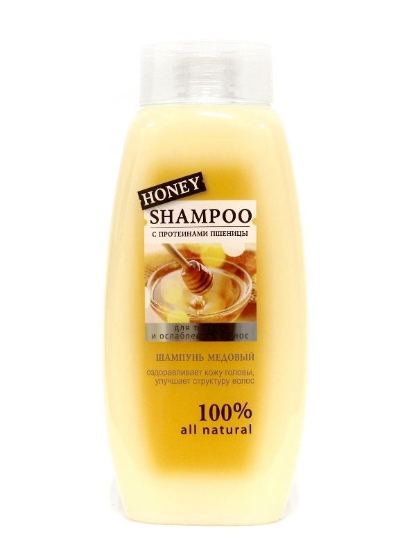 Шампунь Shampoo Natural 530мл. Медовый+Протеины пшеницы