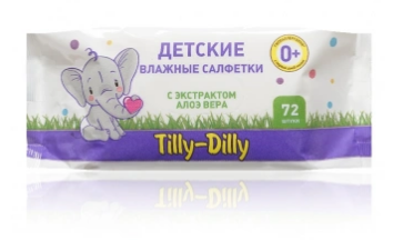 Салфетки влажные Tilly-Dilly 72шт. Алоэ (22)