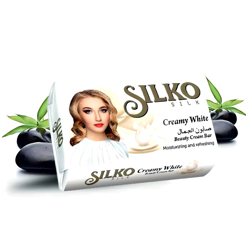 Мыло Silko Silk 140г. Белый крем (уп.6)