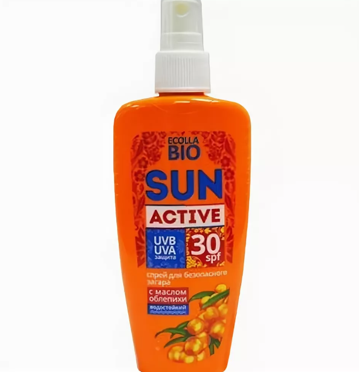 Спрей для загара Ecolla-BIO 120мл. SPF-30
