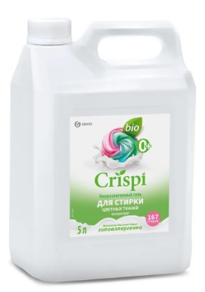 Стир.гель Grass 5л. Crispi д/цветного (4)