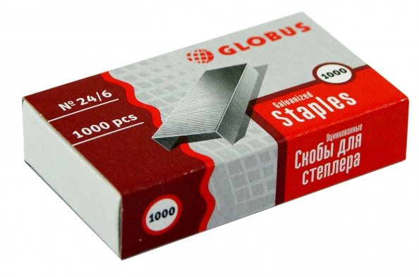 Скоба №24/6 Глобус 1000шт. (20/200)