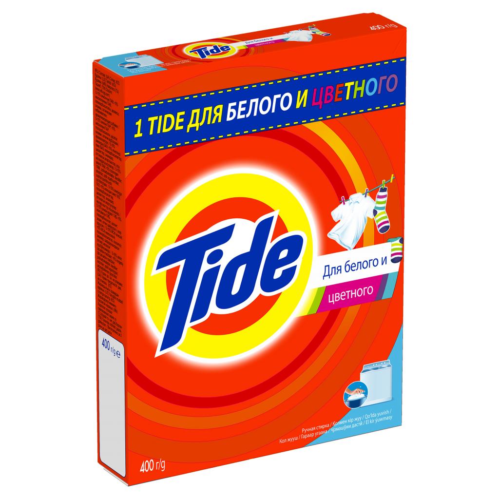 Стир.порошок Тайд ручн. 400г. Для белого и цветного