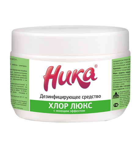 Ср-во Ника-хлор 300г. Дез. таблетки Люкс