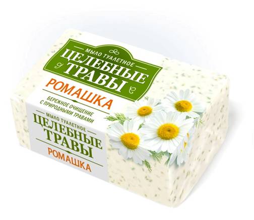 Мыло Целебные травы 160г. Ромашка бум.уп. (72)