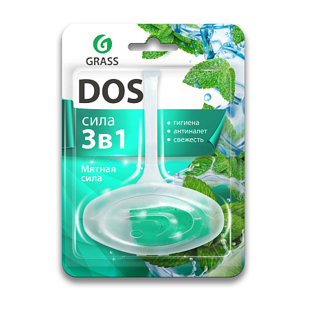 Освежитель для унитаза Grass 40г. DOS Мятная сила***