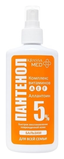 Крем Krassa 150мл. спрей Пантенол 5%