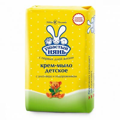 Мыло Ушастый нянь 90г. Алоэ Подорожник (уп.6) (72)