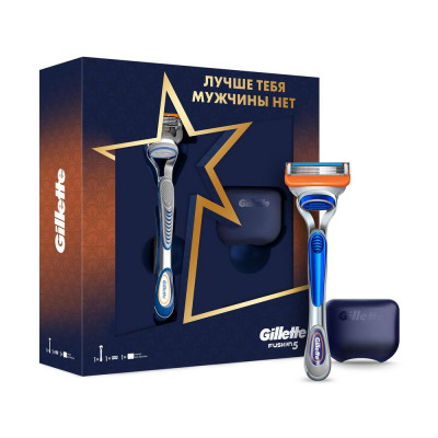 ПН/МУЖ. Gillette Fusion (станок + кассета + чехол)