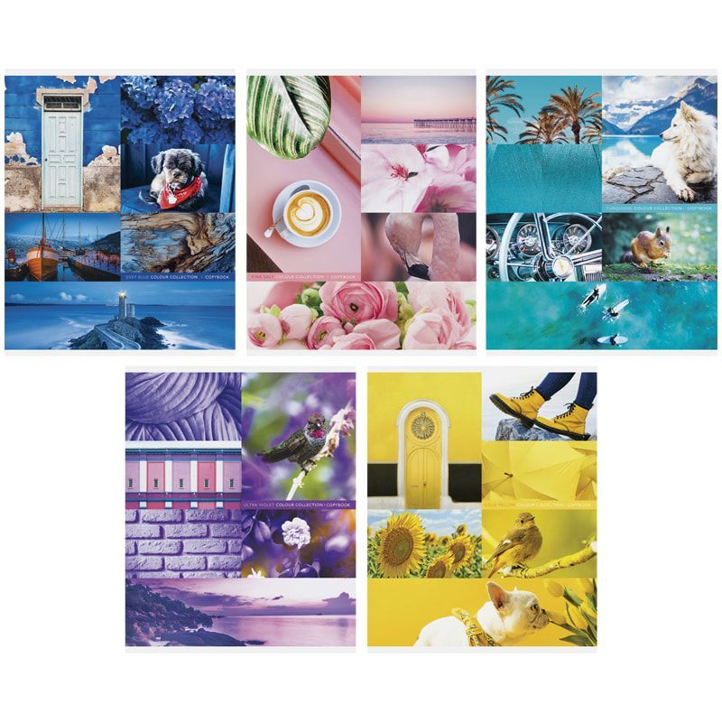 Тетрадь 48л. лин. ArtSpace Стиль. Colourful collage