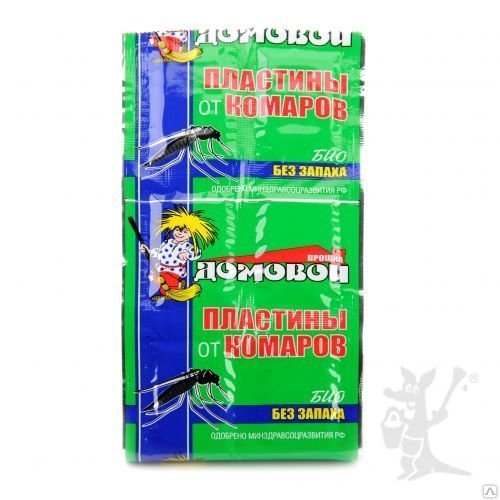 Пластины от комаров Домовой 10шт. Био
