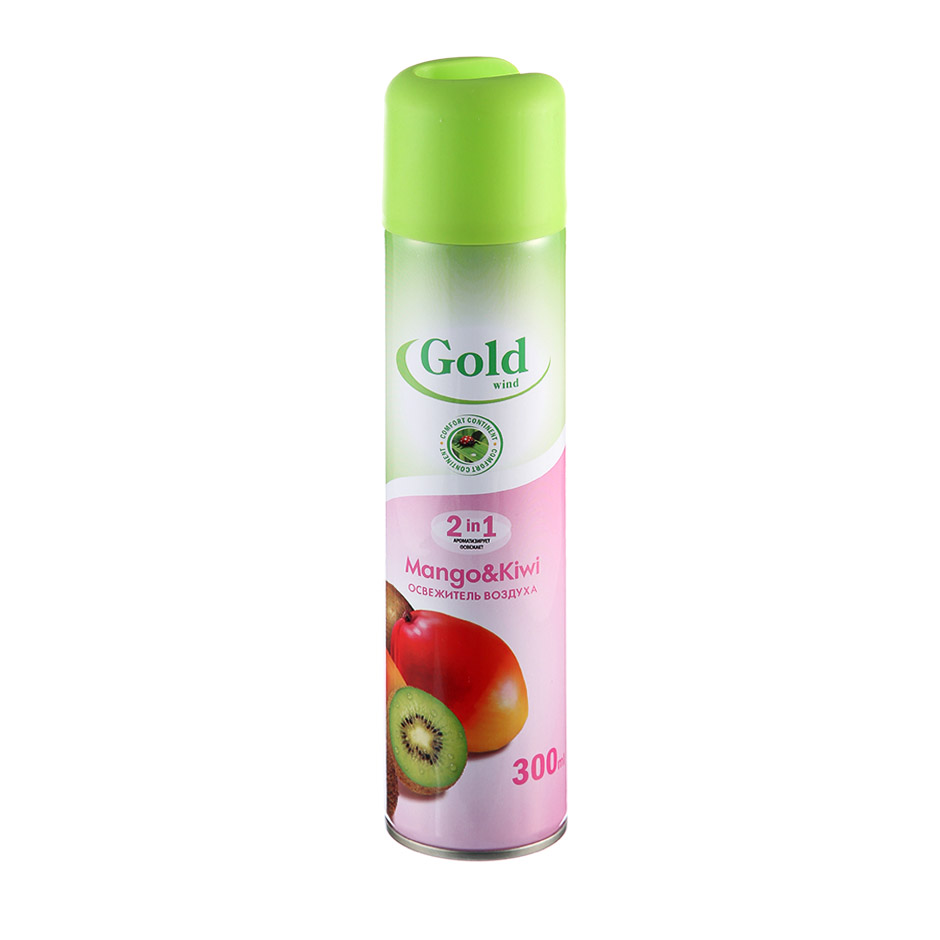 Освежитель воздуха Gold 300мл. Mango & Kiwi (12)