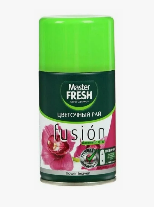 Освежитель воздуха Master FRESH 250мл. Сменный блок Цветочный рай (12)