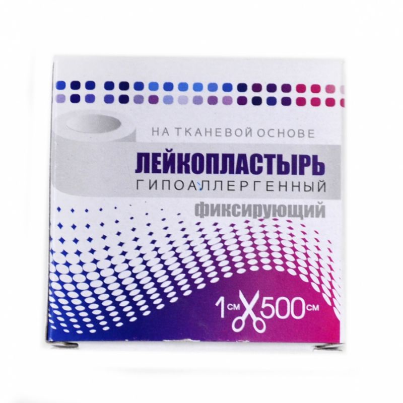 Лейкопластырь на тканевой основе 1*500 (48)