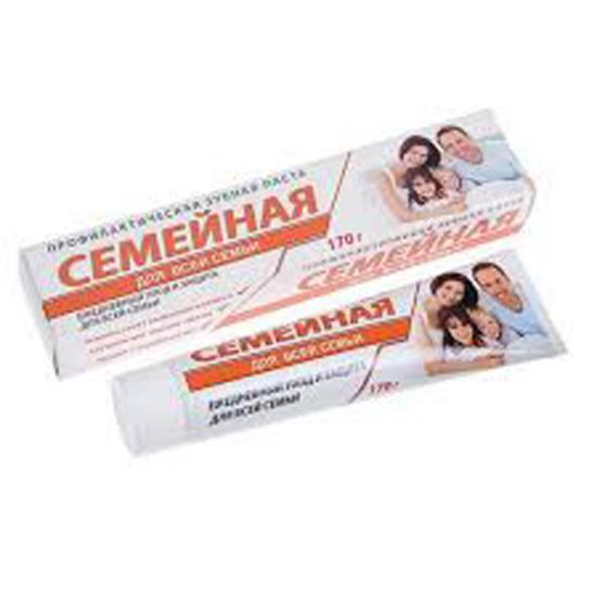 Зубн.паста Семейная 170г. без футляра
