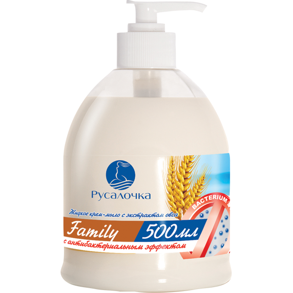 Мыло жидк. Русалочка 500мл. Антибакт. Family 436688