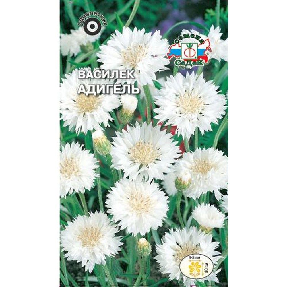 Семена Василек Адигель (белый) Седек (уп.10)