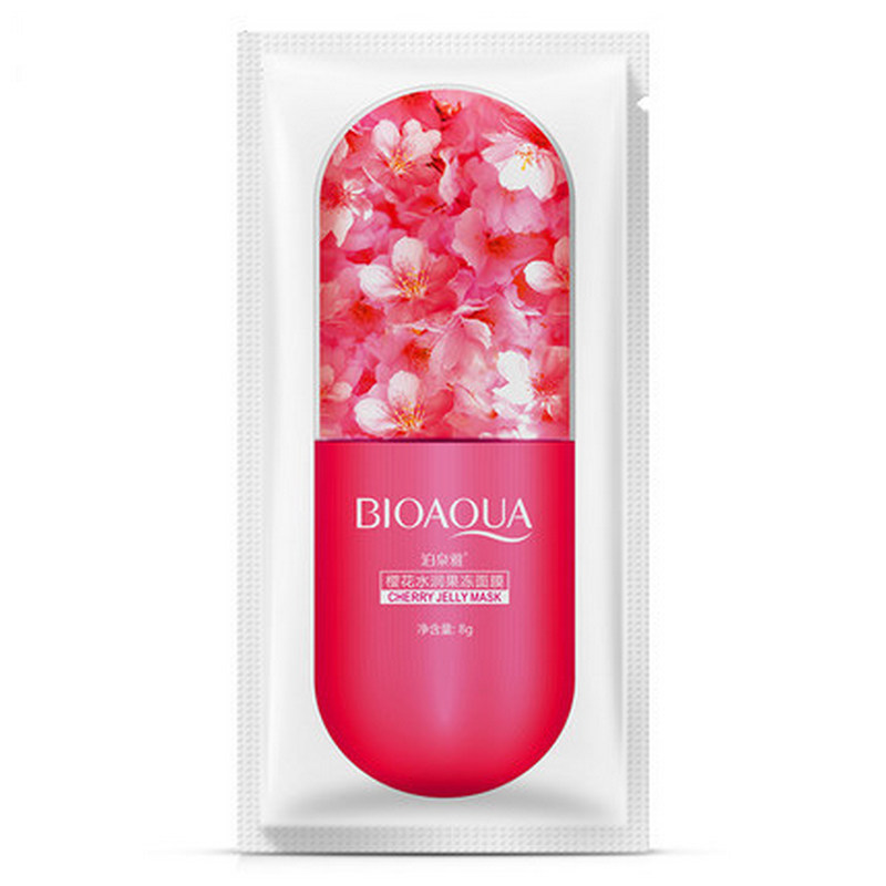 Маска д/лица Bioaqua Cherry Jelly Mask ночная