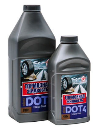Тормозная жидкость DOT-4 910г.