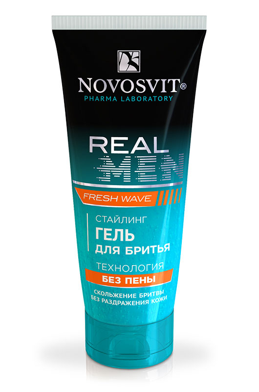 Гель д/бритья Novosvit 75мл. RealMen