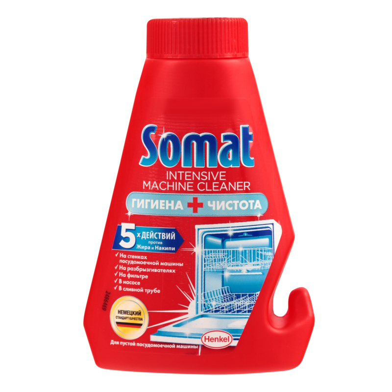 Ср-во Somat 250мл. Интенсив д/чистки посудомоечной машины