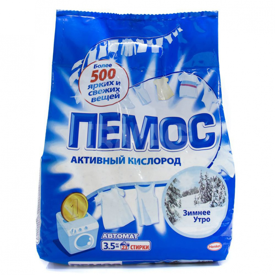 Стир.порошок Пемос авт. 3,5кг. Зимнее утро