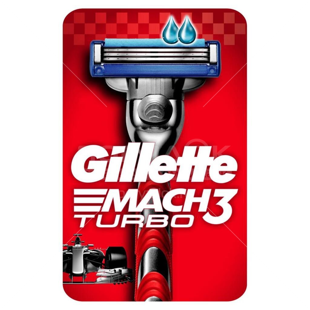 Станки Gillette МАК 3 RED 3D с 1 касетой