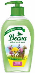 Мыло жидк. Весна 280мл. шалфей, крапива, чистотел 5126