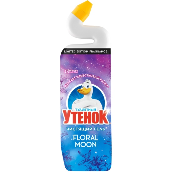 Ср-во Туалетный утенок 800мл. д/туалета Floral moon (12)