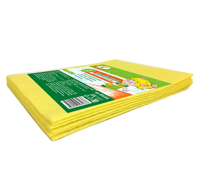 Салфетка вискоза 3шт. 30*38см. Умничка (50)