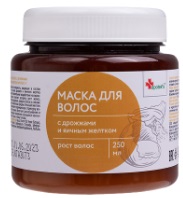 Маска д/волос Apotek's 250мл. Дрожжи и яичный желток