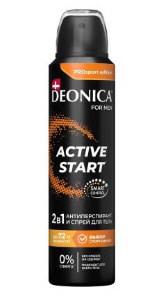Дез. спрей Деоника 150мл. муж. Active start (6)